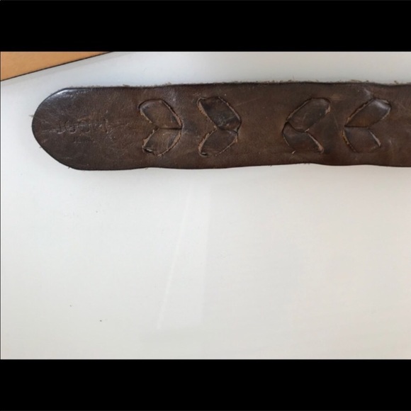 JOOP! Made In Italy Leather Brown Belt M/90